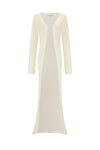SWAYING/KNIT seamless long cardigan SW24SS1T85 off-white PS78